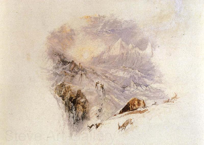 Joseph Mallord William Turner Mountain Norge oil painting art
